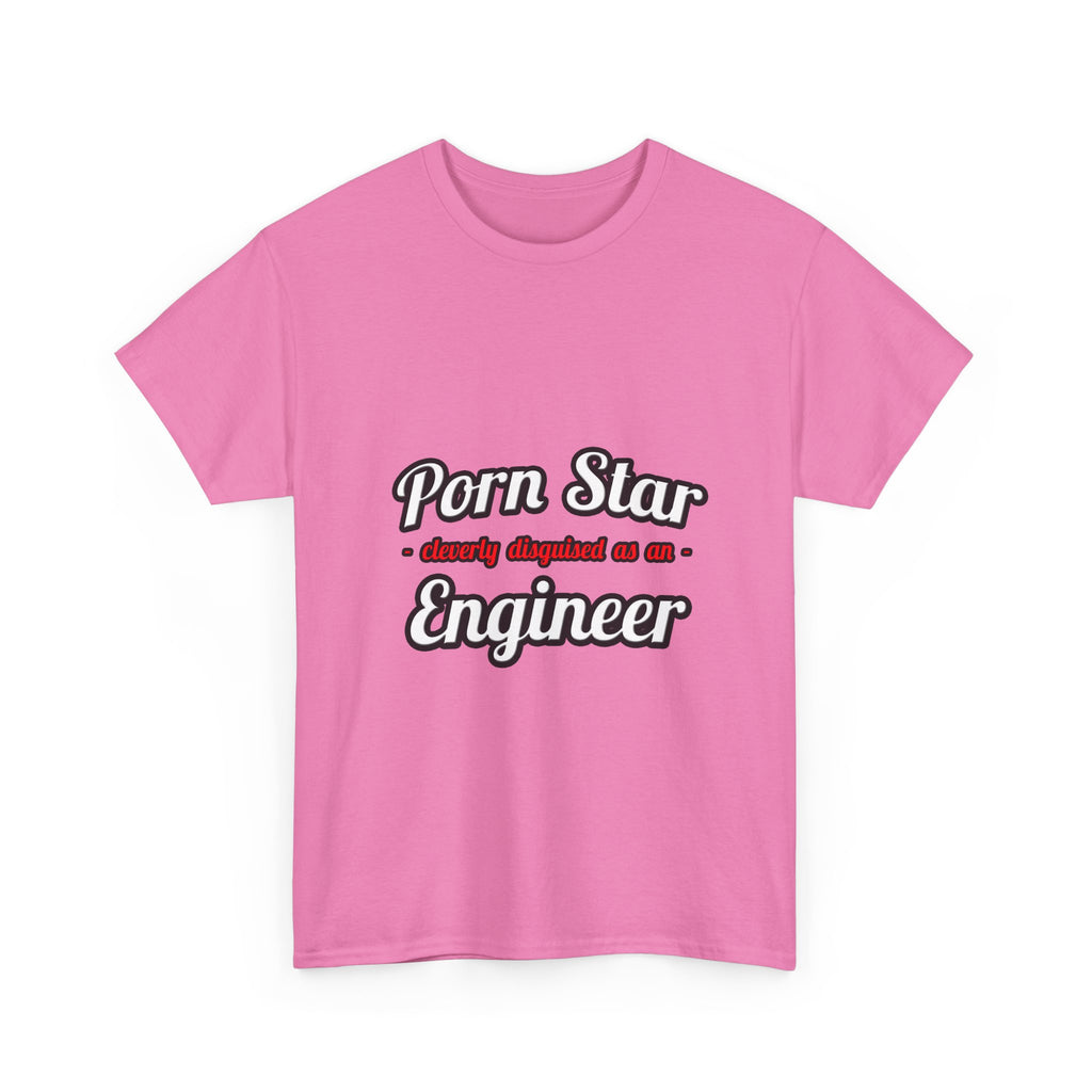 Porn Star...Engineer - Unisex Heavy Cotton Tee