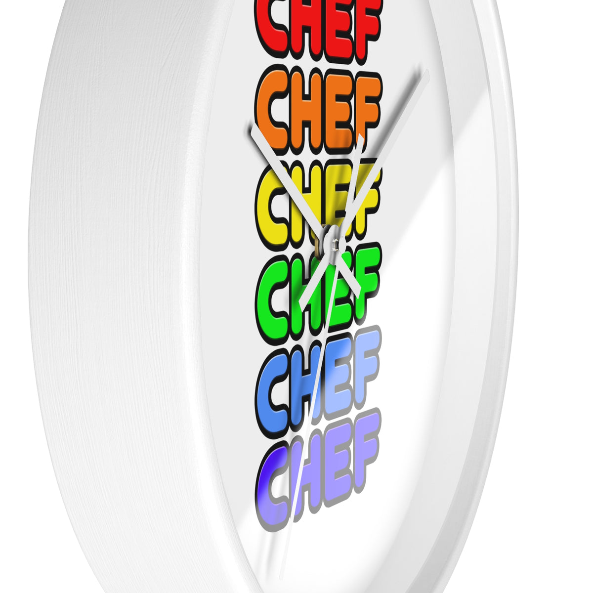 Rainbow Chef - Wall Clock