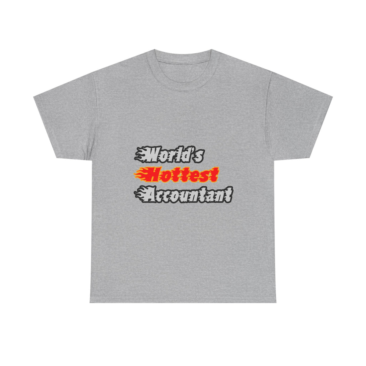 World's Hottest Accountant - Unisex Heavy Cotton Tee