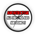 Funny Architect Shirts and Gifts - Wall Clock