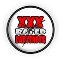 XXX Rated Bartender - Wall Clock