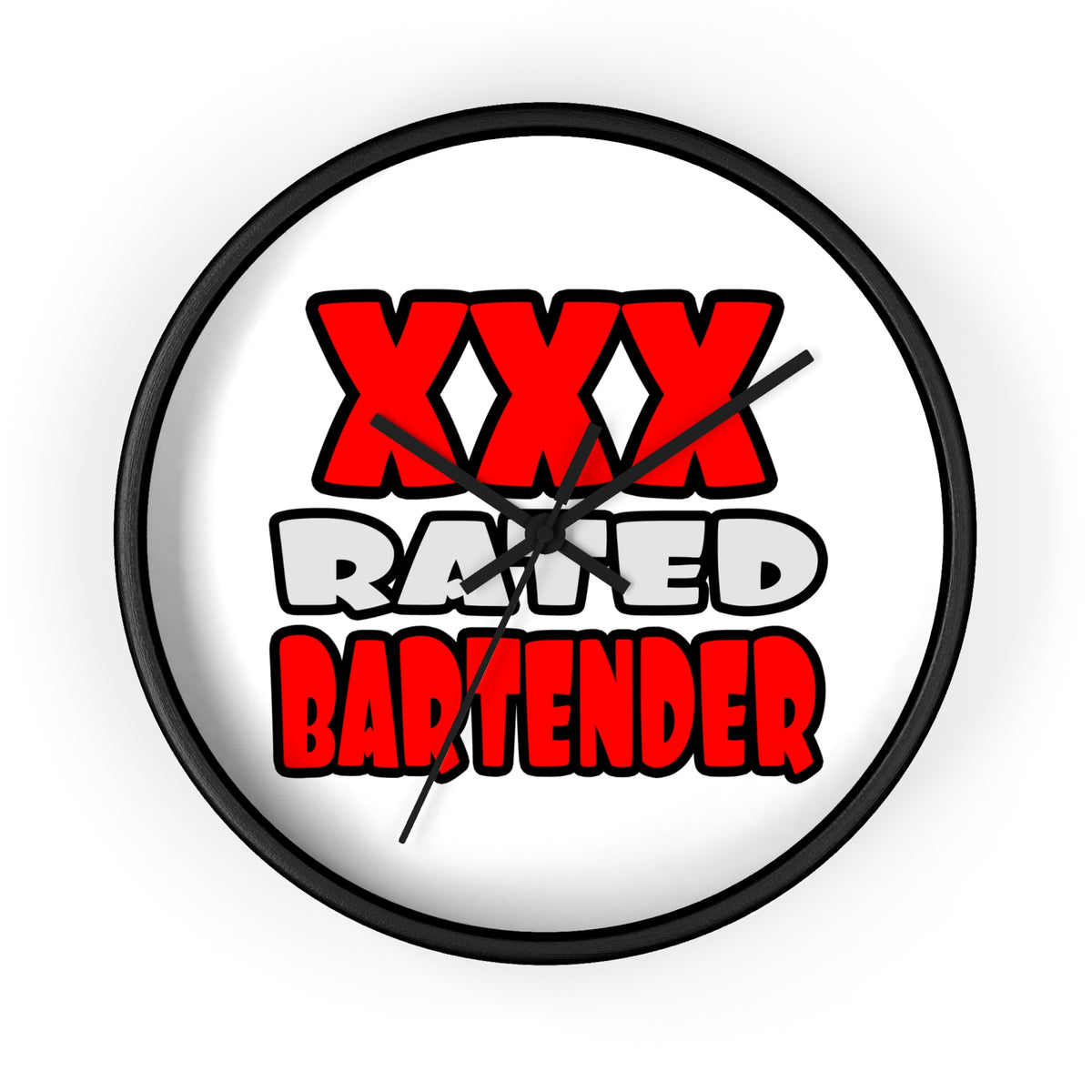 XXX Rated Bartender - Wall Clock