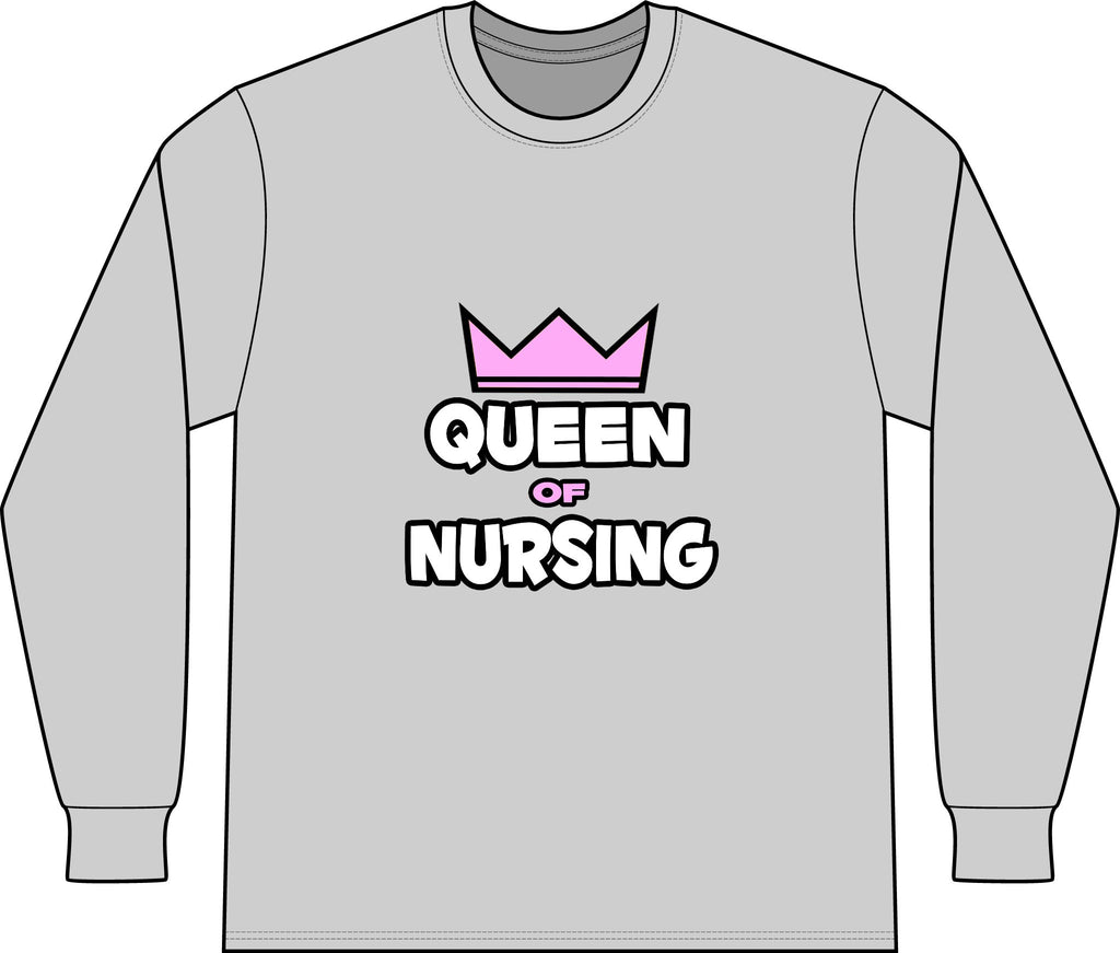 Queen of Nursing - Unisex Long Sleeve T-Shirt