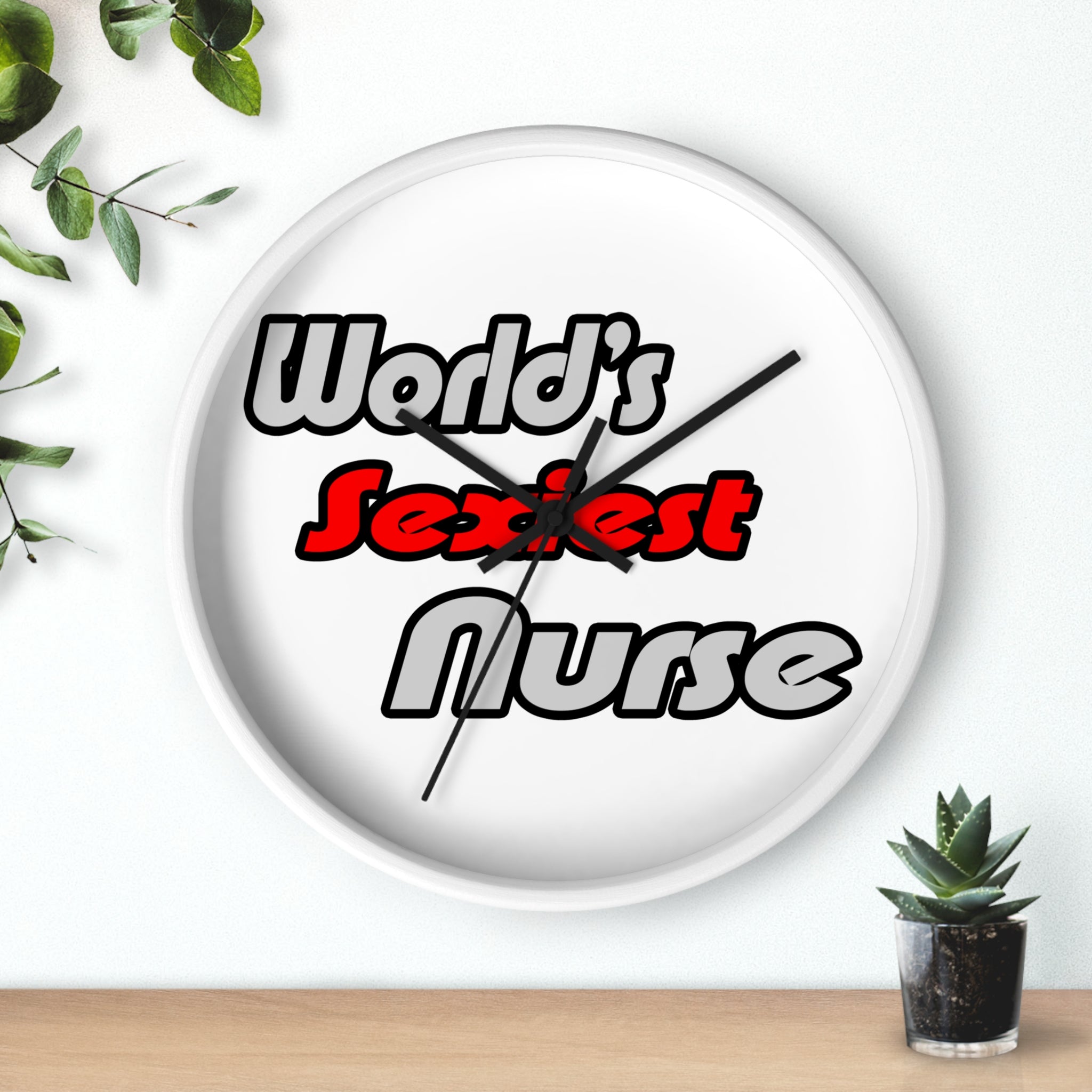 World's Sexiest Nurse - Wall Clock