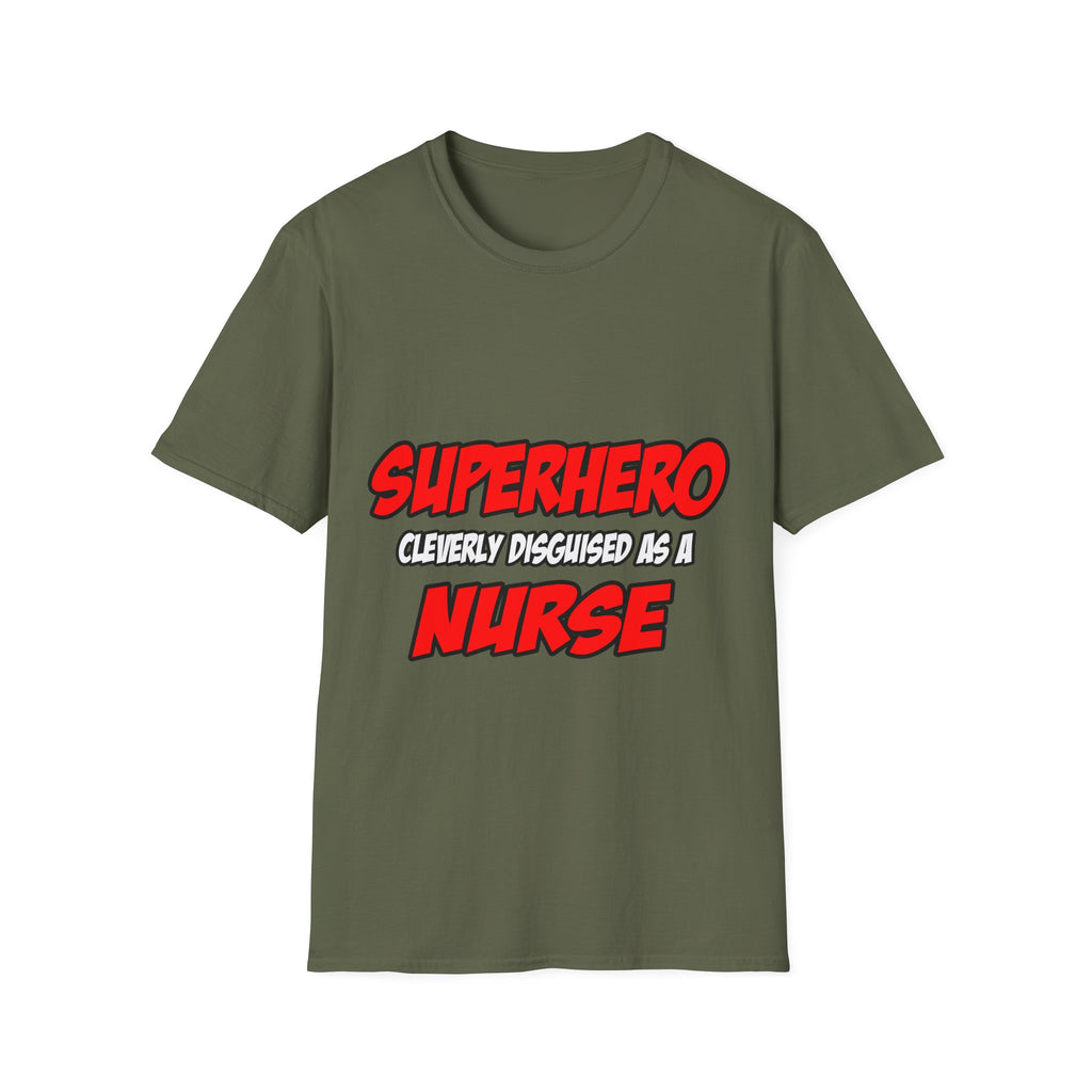 Superhero...Nurse - Unisex Softstyle T-Shirt