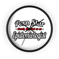 Porn Star...Epidemiologist - Wall Clock
