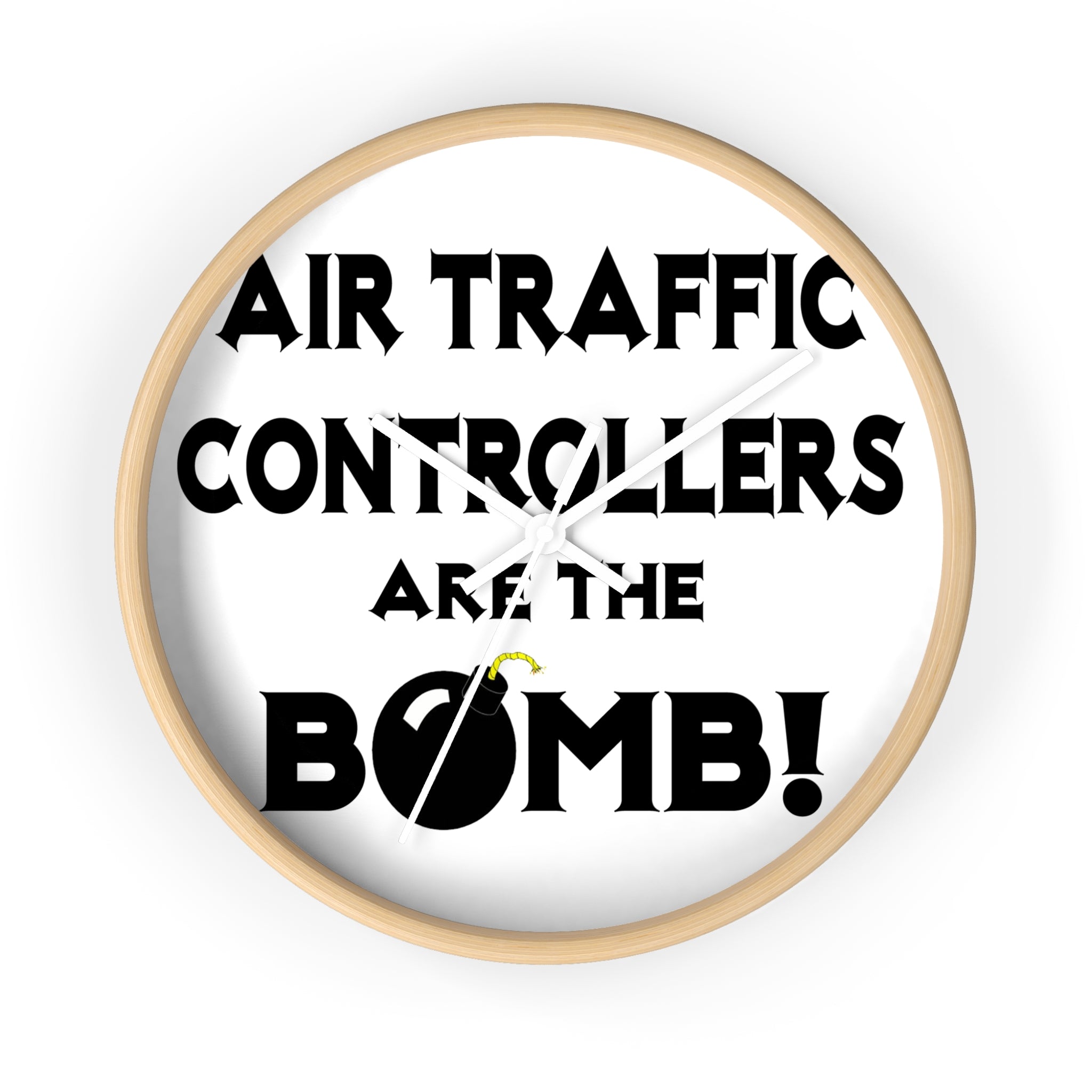 Air Traffic Controllers Are The Bomb! - Wall Clock