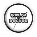 Ninja Cleverly Disguised As A Doctor - Wall Clock