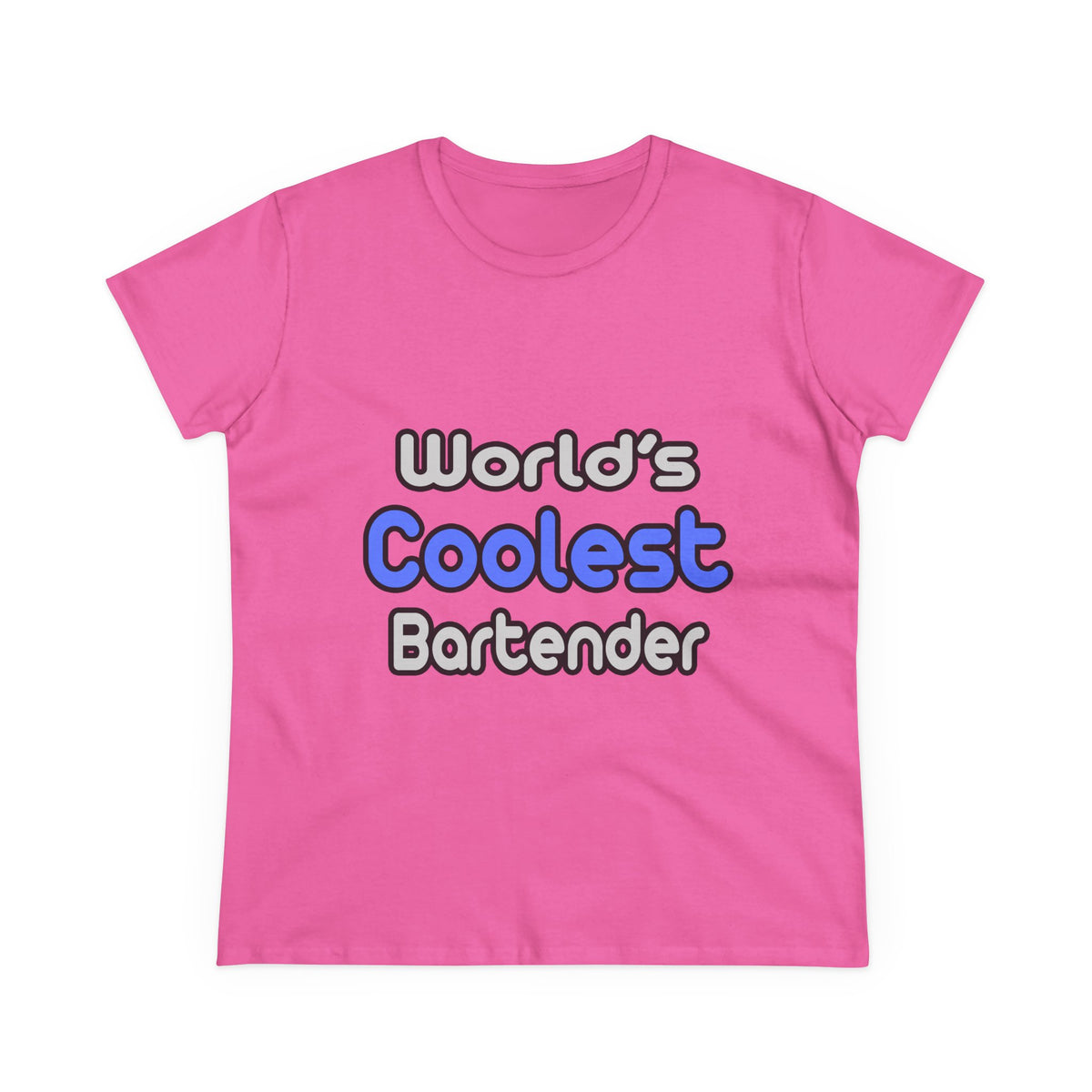 World's Coolest Bartender - Women's Midweight Cotton Tee