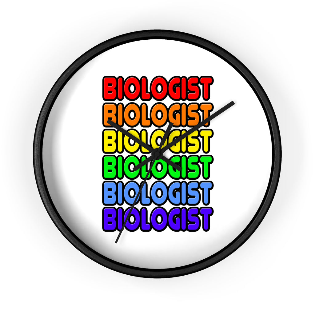 Rainbow Biologist - Wall Clock