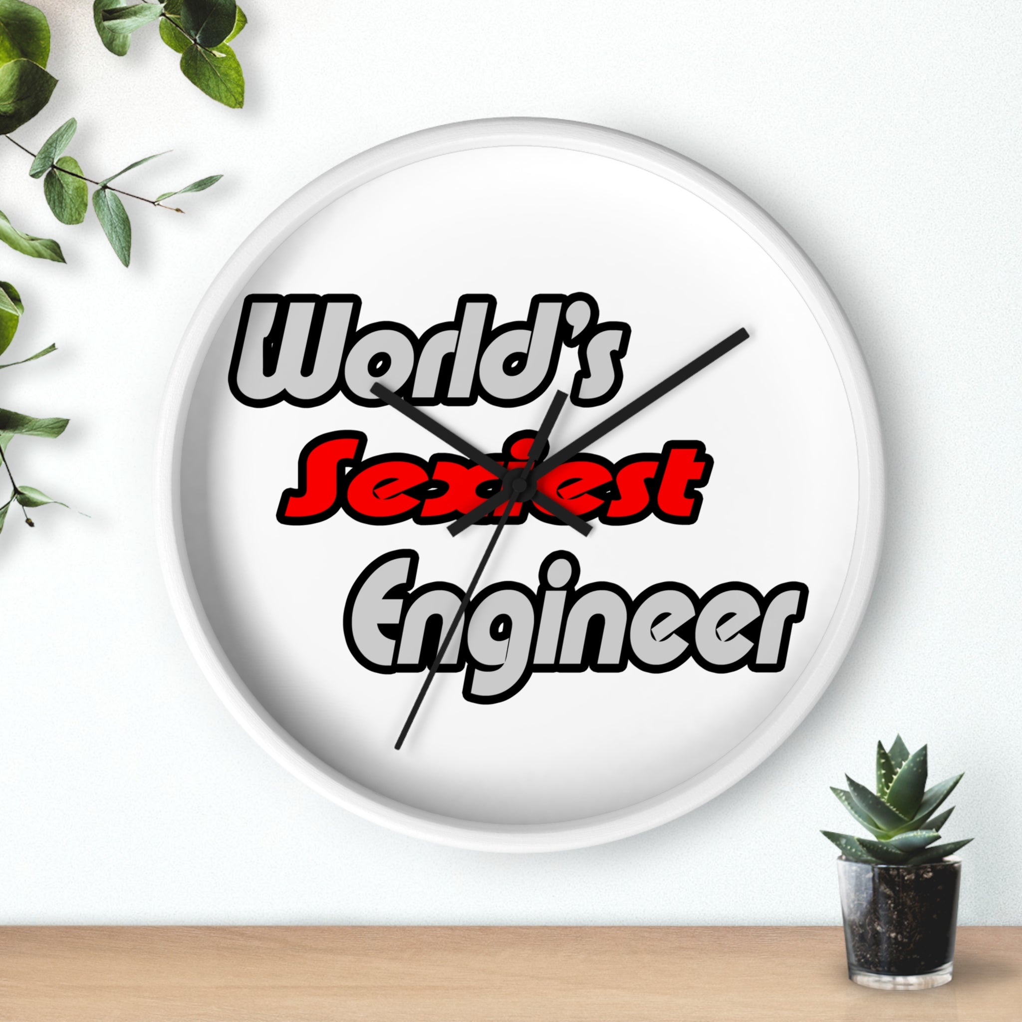 World's Sexiest Engineer - Wall Clock