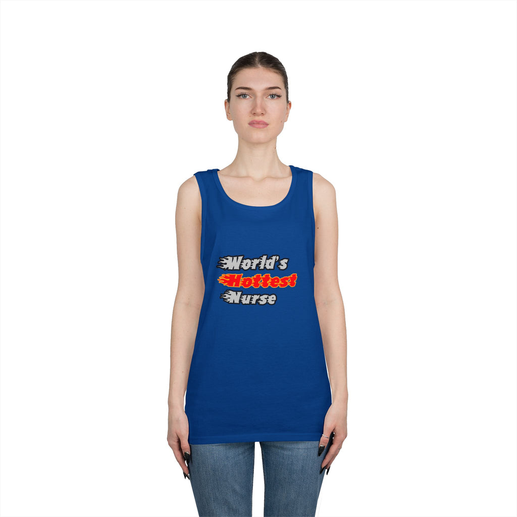 World's Hottest Nurse - Unisex Heavy Cotton Tank Top