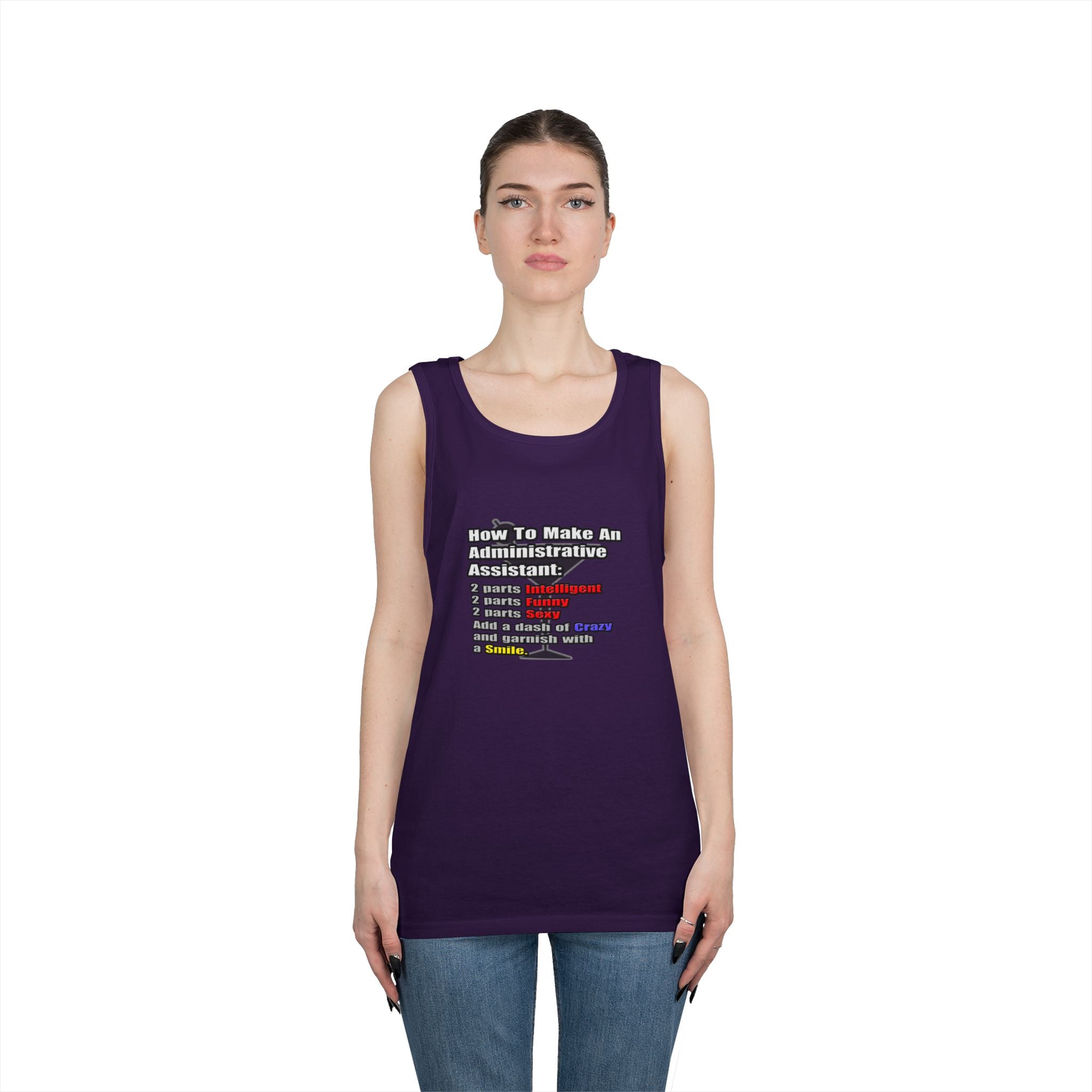 How To Make an Administrative Assistant - Unisex Heavy Cotton Tank Top