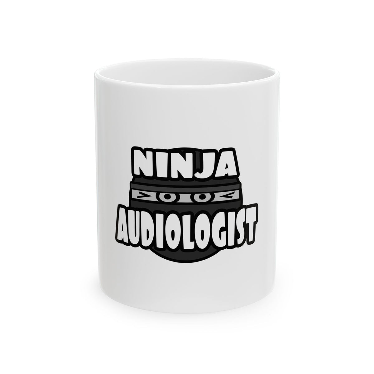 Ninja Audiologist - Ceramic Mug, (11oz, 15oz)