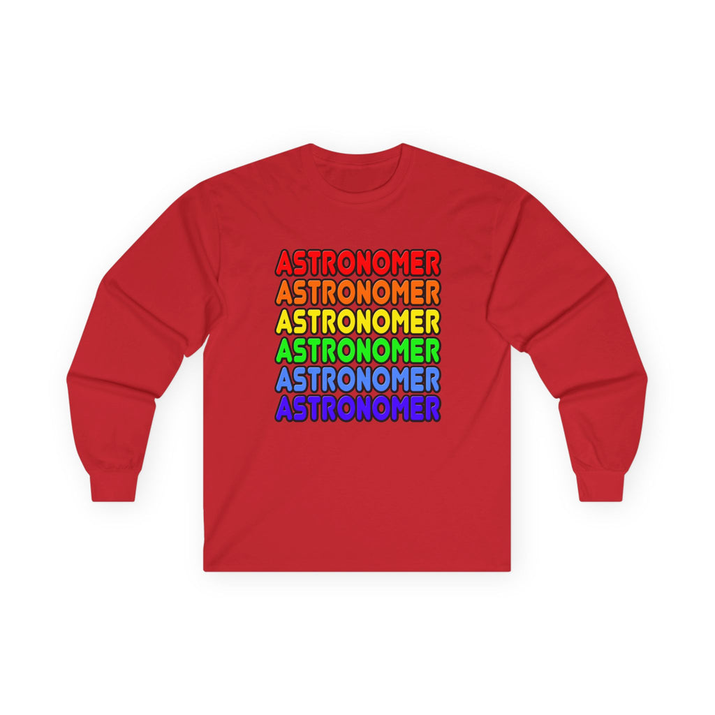 Rainbow Astronomer - Unisex Ultra Cotton Long Sleeve Tee