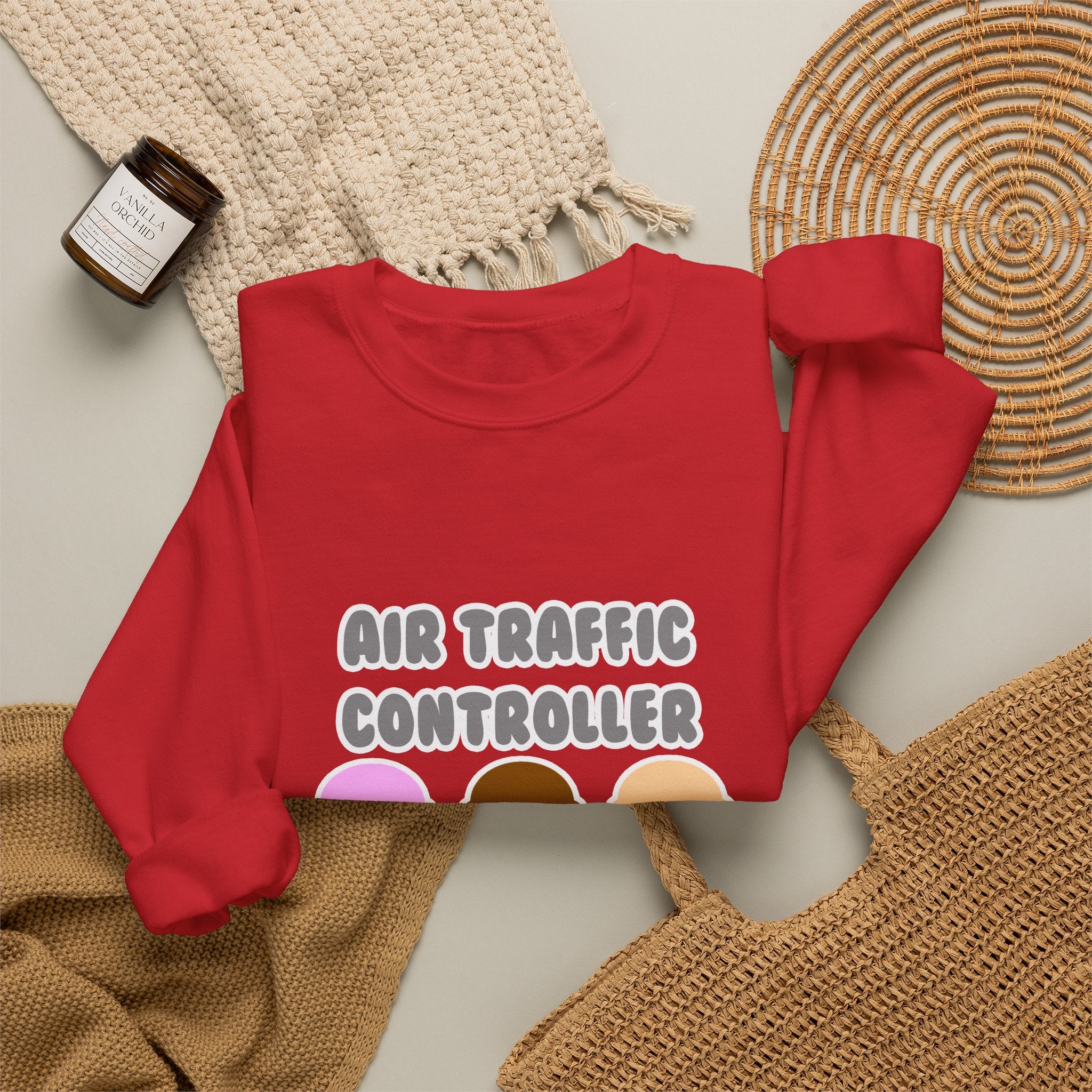 Air Traffic Controller ... Will Work For Ice Cream - Unisex Heavy Blend™ Crewneck Sweatshirt