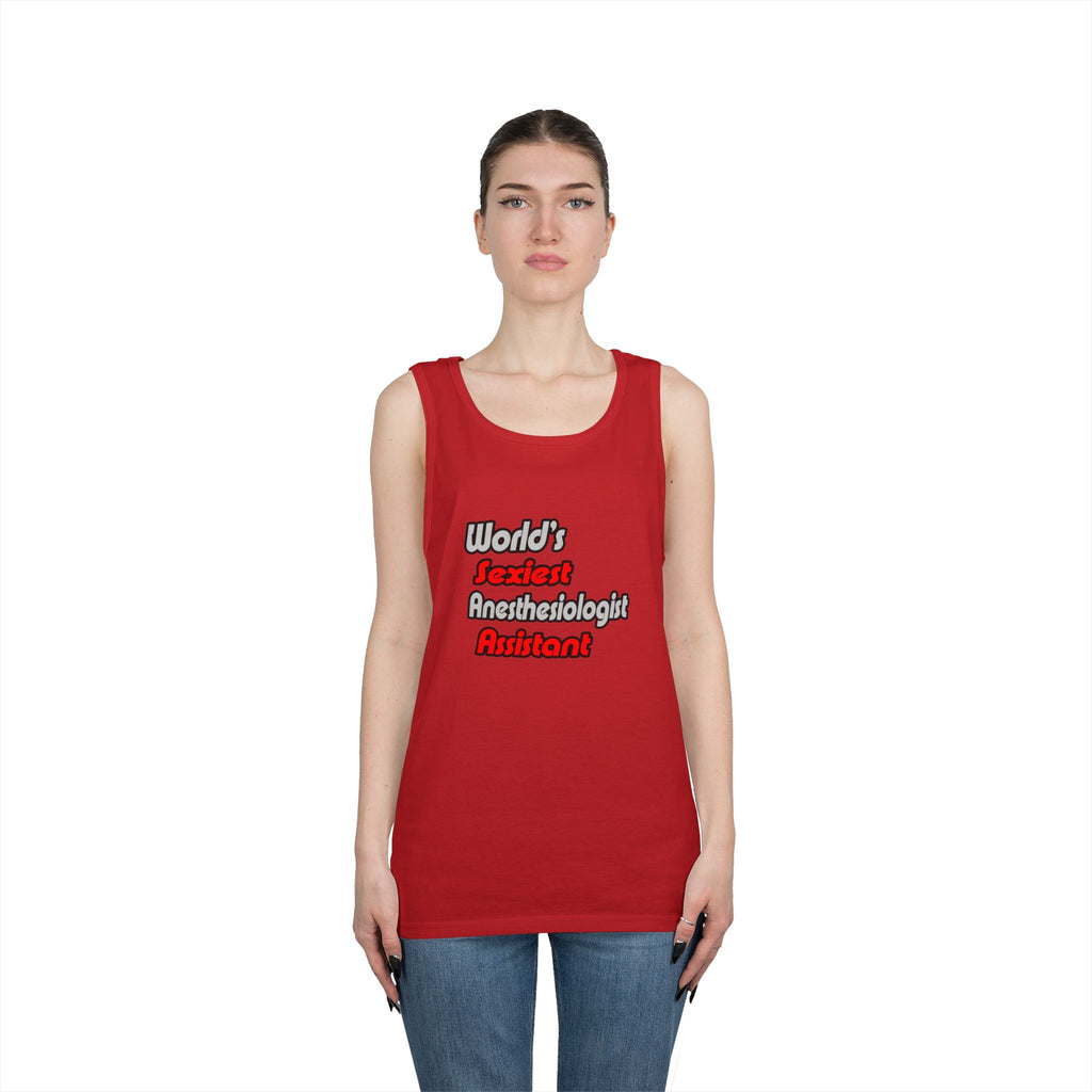 World's Sexiest Anesthesiologist Assistant - Unisex Heavy Cotton Tank Top