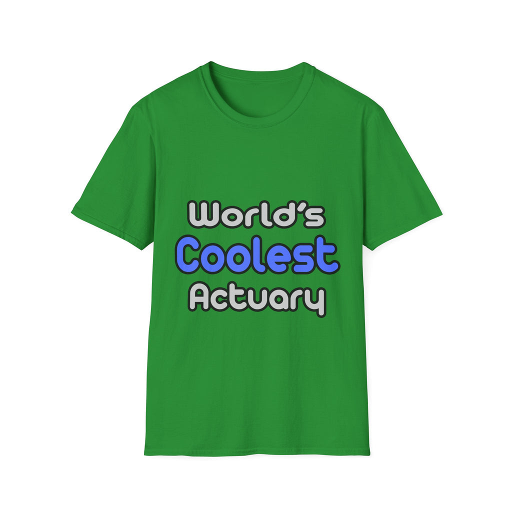 World's Coolest Actuary - Unisex Softstyle T-Shirt
