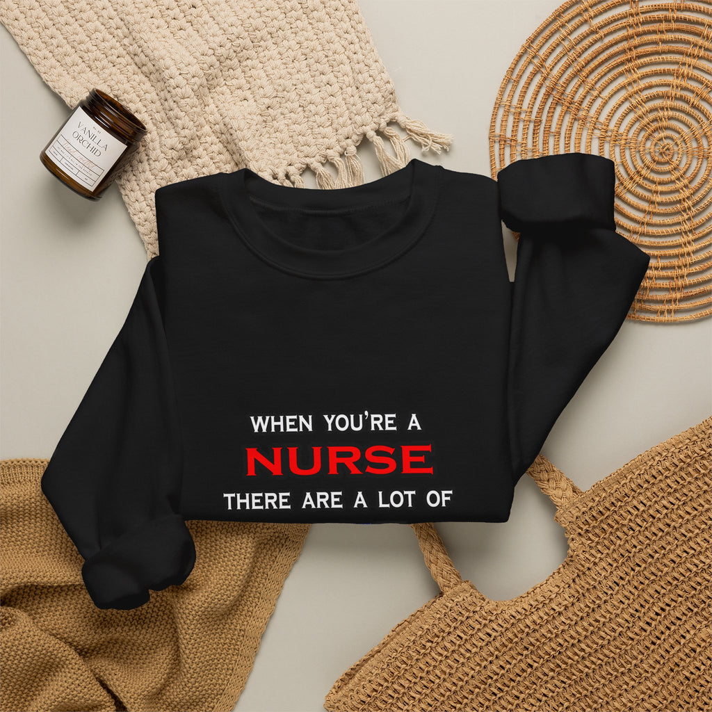 Nurse ... OMG WTF LOL - Unisex Heavy Blend™ Crewneck Sweatshirt