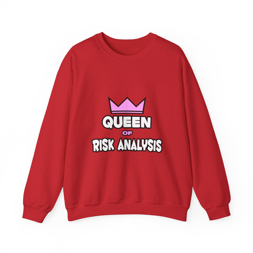Queen of Risk Analysis - Unisex Heavy Blend™ Crewneck Sweatshirt