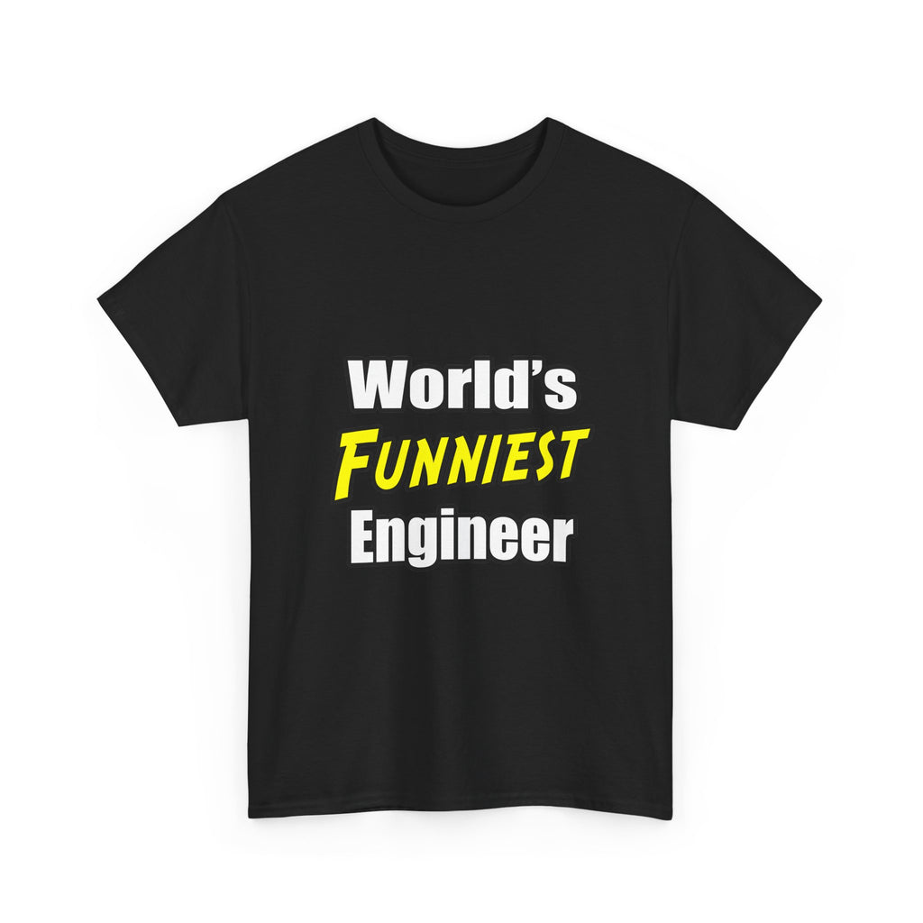 World's Funniest Engineer - Unisex Heavy Cotton Tee