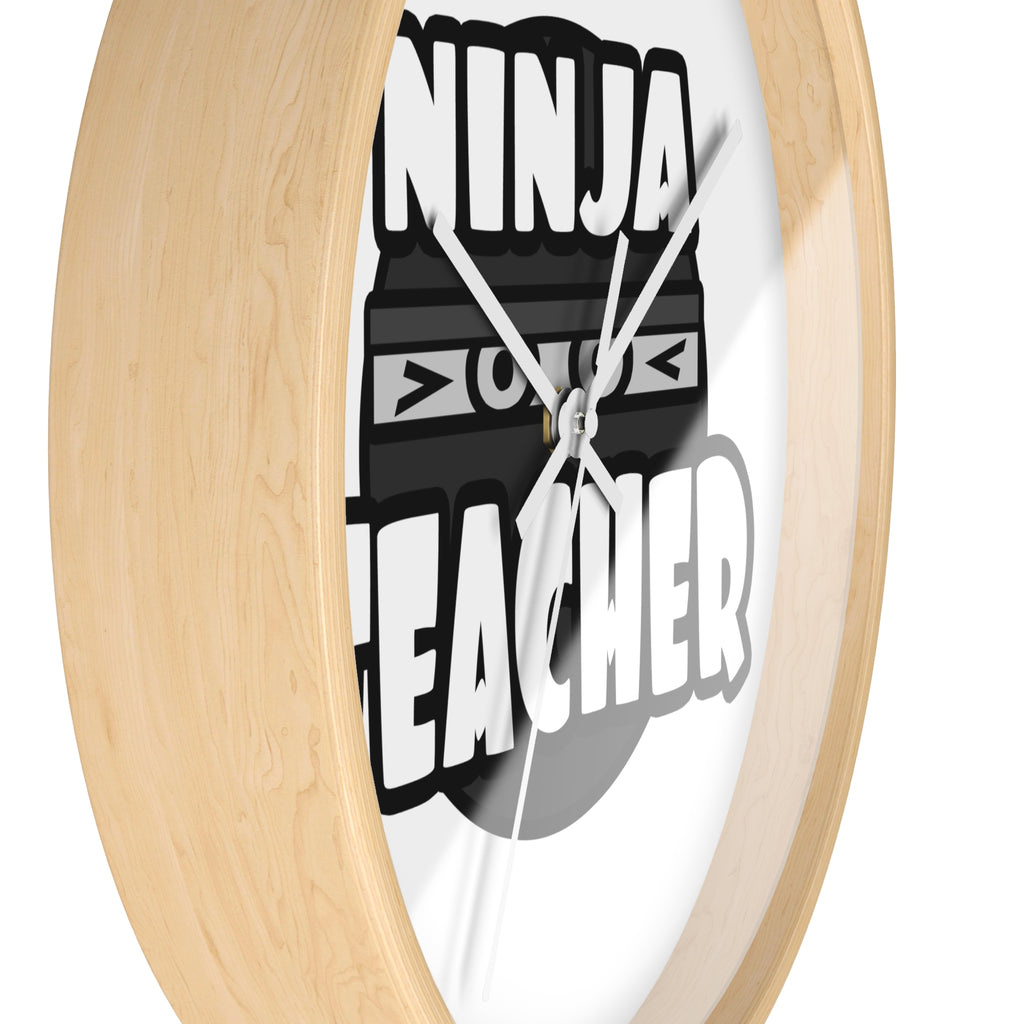 Ninja Teacher - Wall Clock