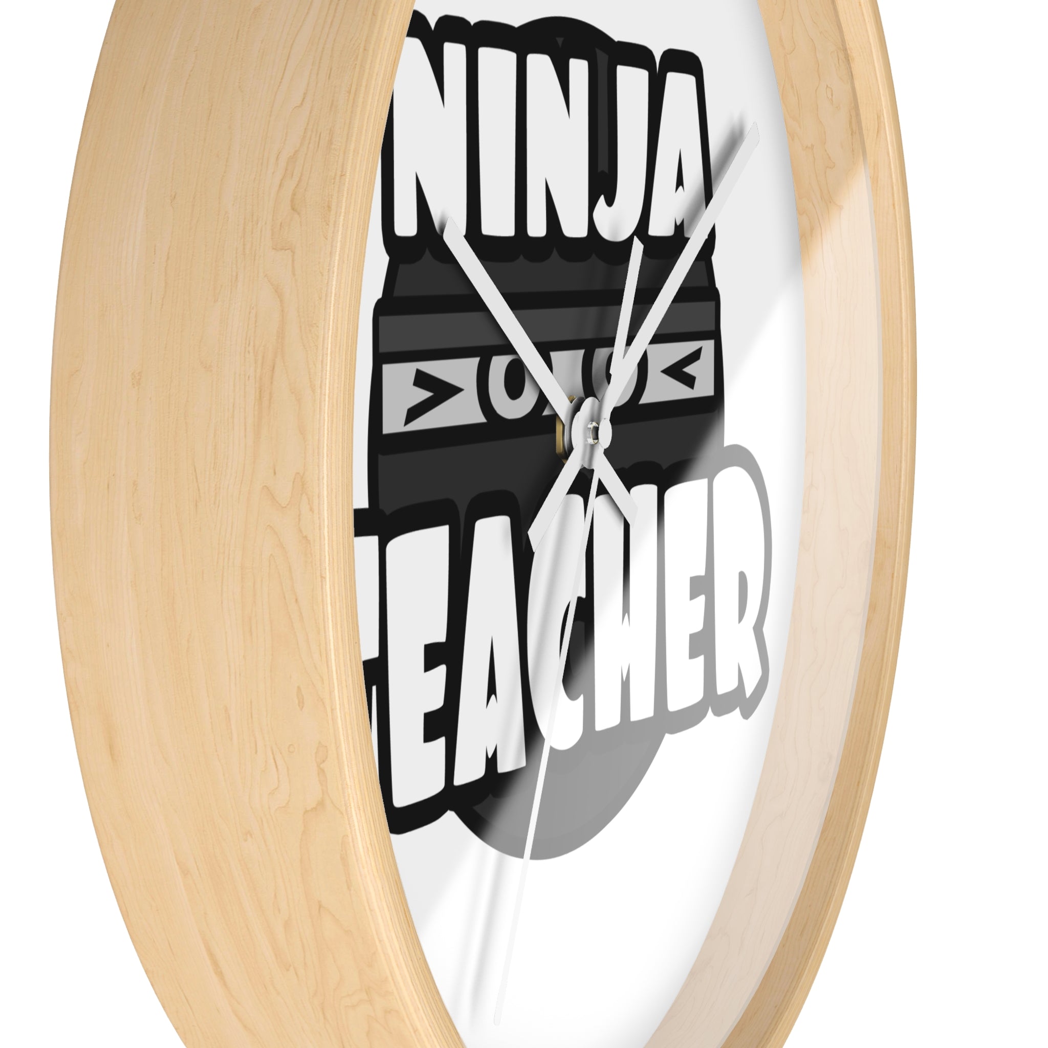 Ninja Teacher - Wall Clock