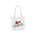 a plus teacher - Canvas Tote Bag, 5-Color Straps