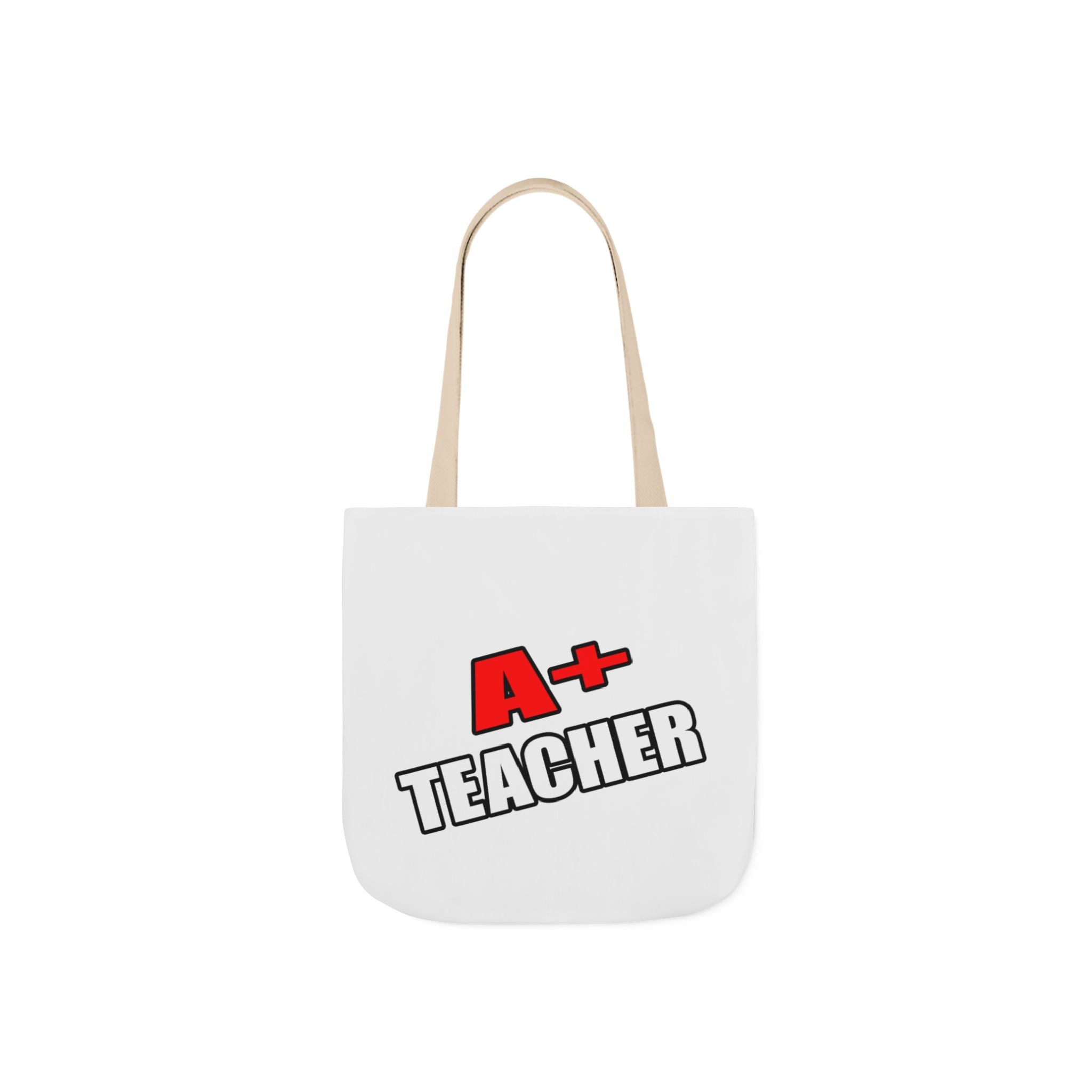a plus teacher - Canvas Tote Bag, 5-Color Straps