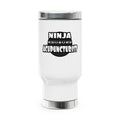 Ninja Acupuncturist - Stainless Steel Travel Mug with Handle, 14oz