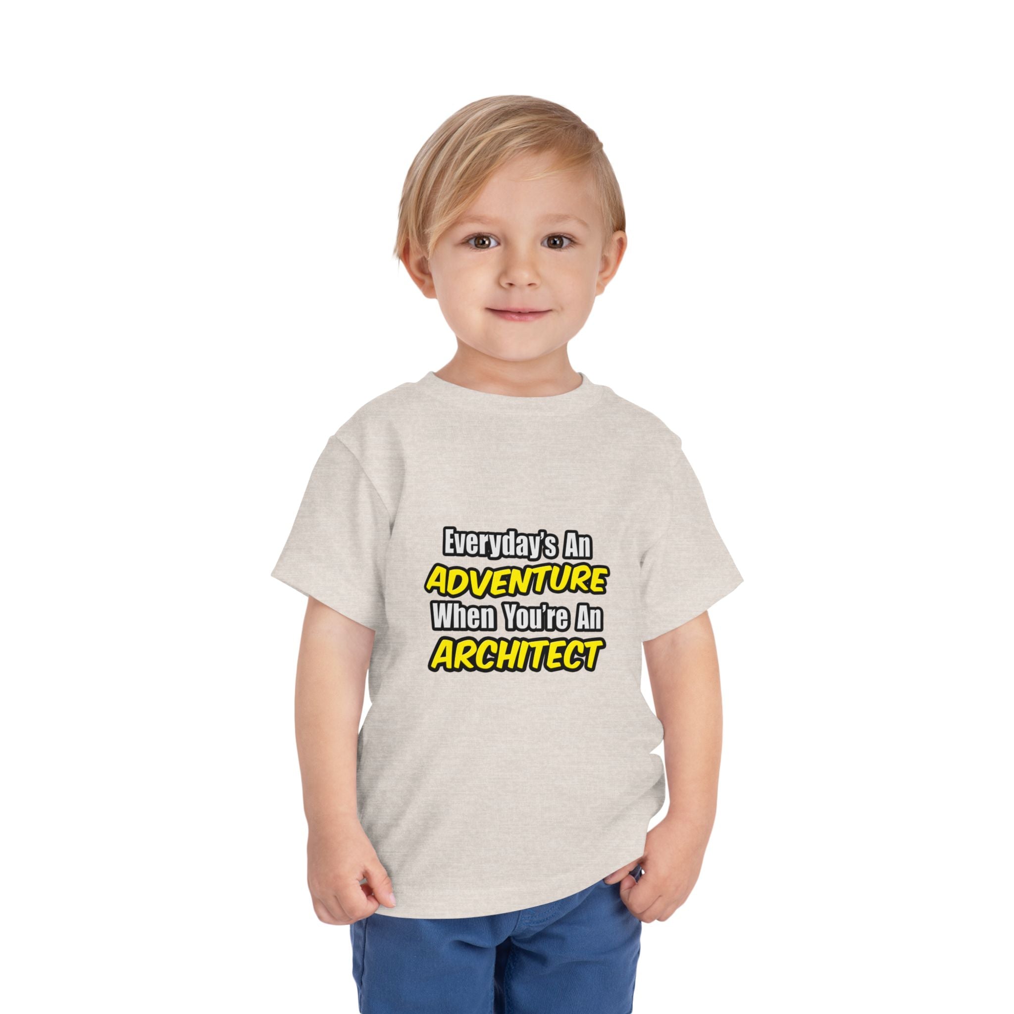 Everyday's An Adventure...Architect - Toddler Short Sleeve Tee