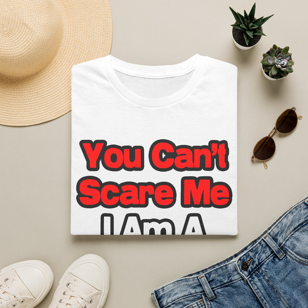 You Can't Scare Me...Bartender - Unisex Softstyle T-Shirt