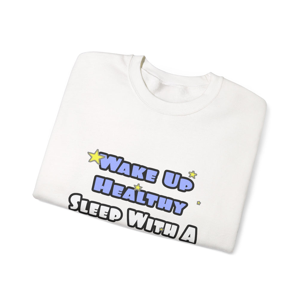 Wake Up Healthy...Sleep With a Dietitian - Unisex Heavy Blend™ Crewneck Sweatshirt