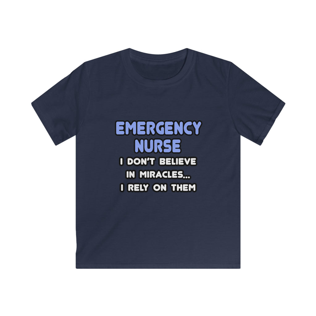 Miracles and Emergency Nurses - Kids Softstyle Tee