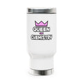 Queen of Chemistry - Stainless Steel Travel Mug with Handle, 14oz