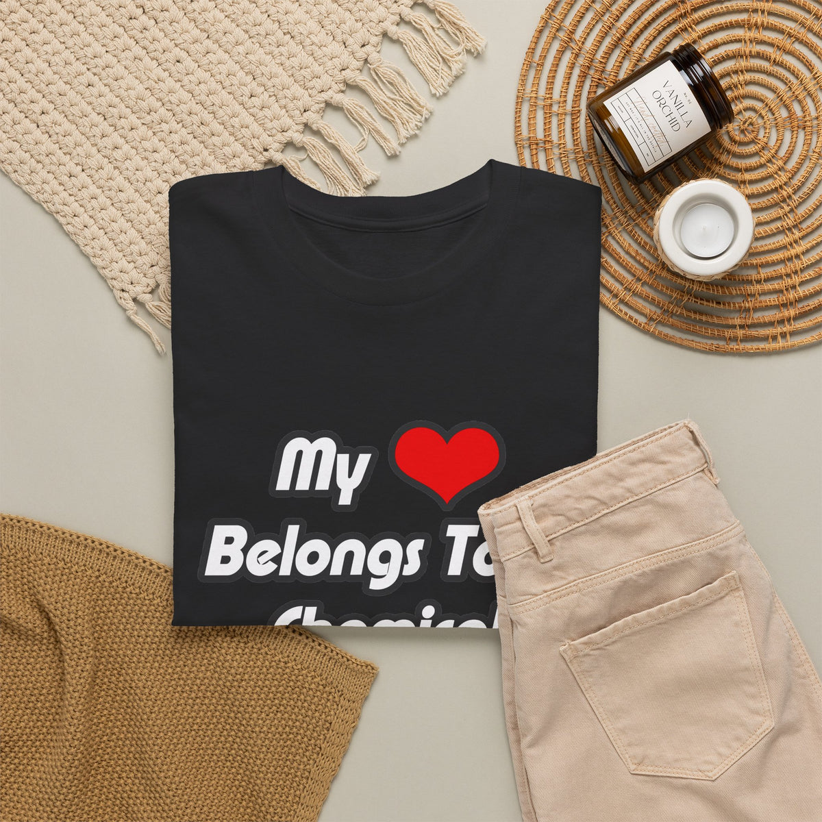 My Heart Belongs To A Chemical Engineer - Unisex Heavy Cotton Tee