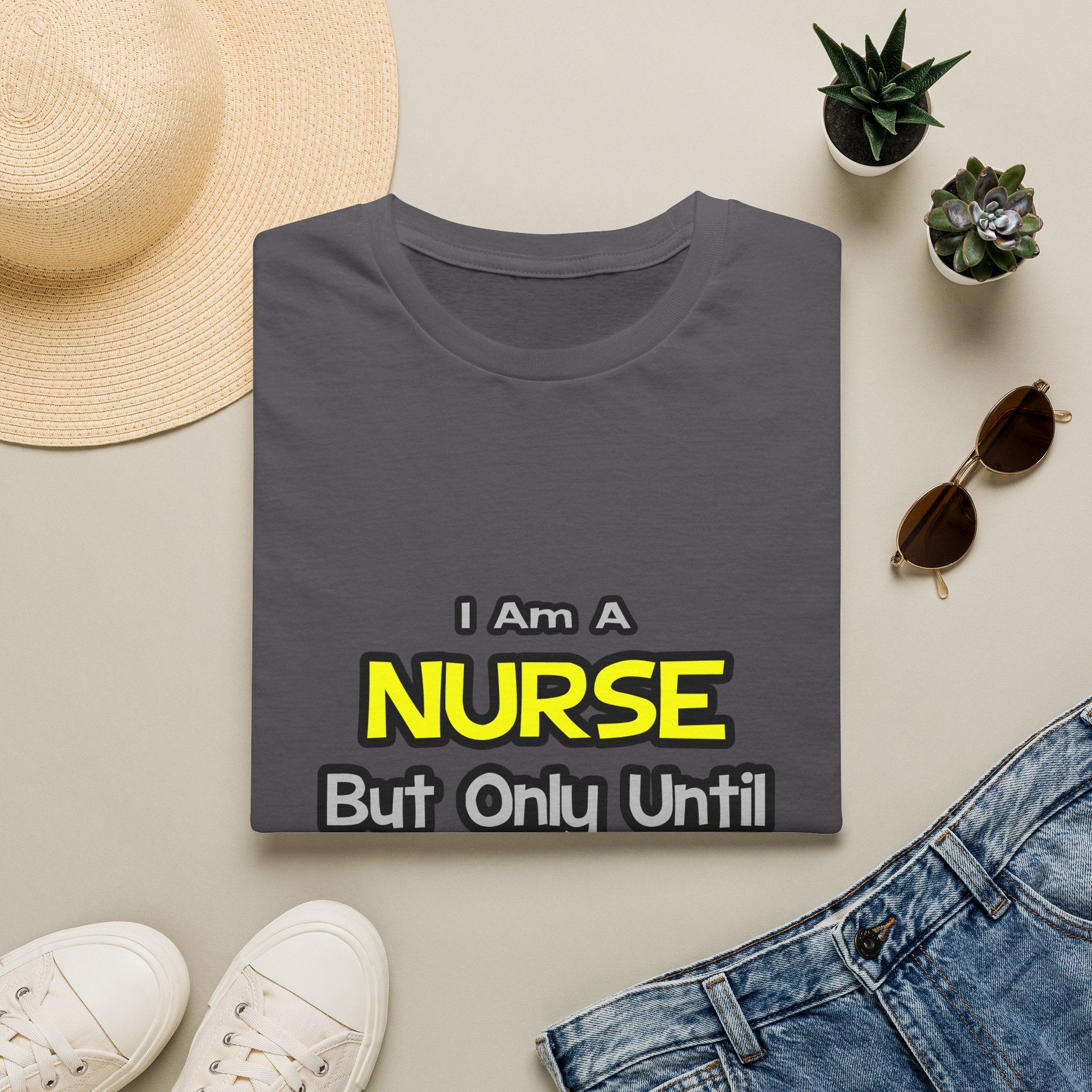 Nurse Joke .. Drink for a Living - Unisex Softstyle T-Shirt