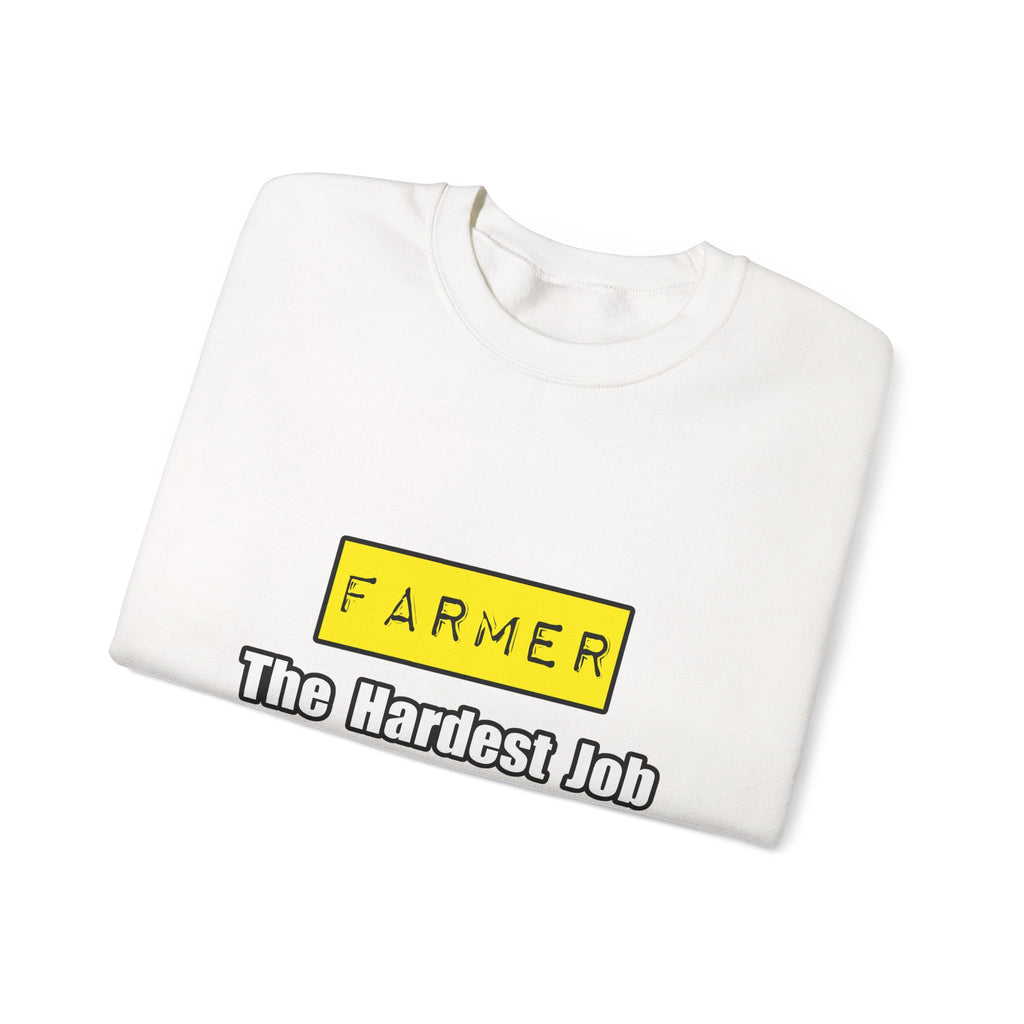 Farmer...Hardest Job You'll Ever Love - Unisex Heavy Blend™ Crewneck Sweatshirt