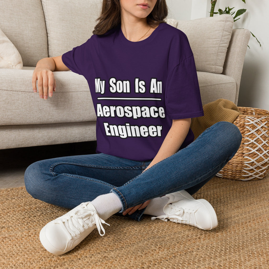 My Son Is An Aerospace Engineer - Unisex Softstyle T-Shirt