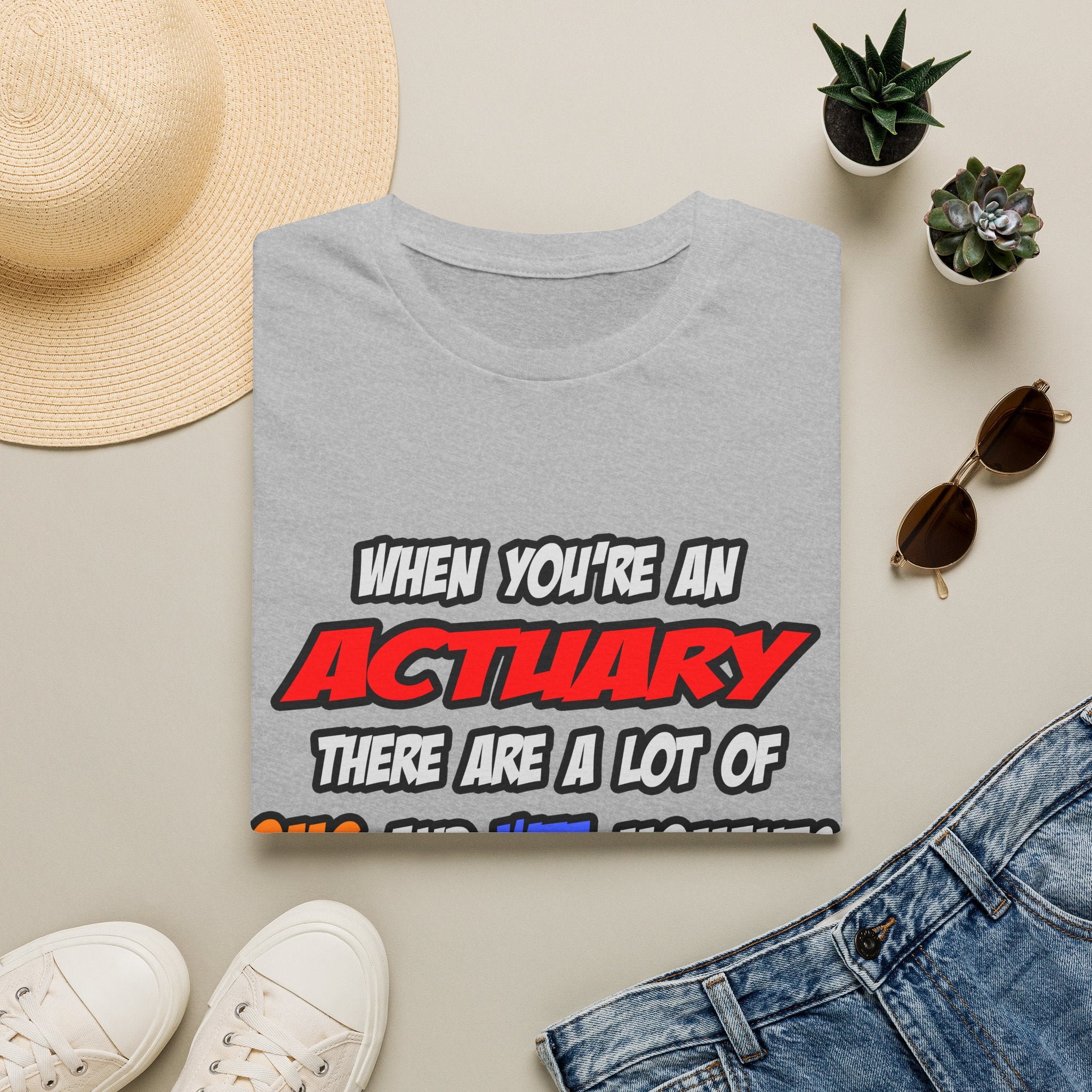 Actuary .. OMG WTF LOL - Unisex Softstyle T-Shirt