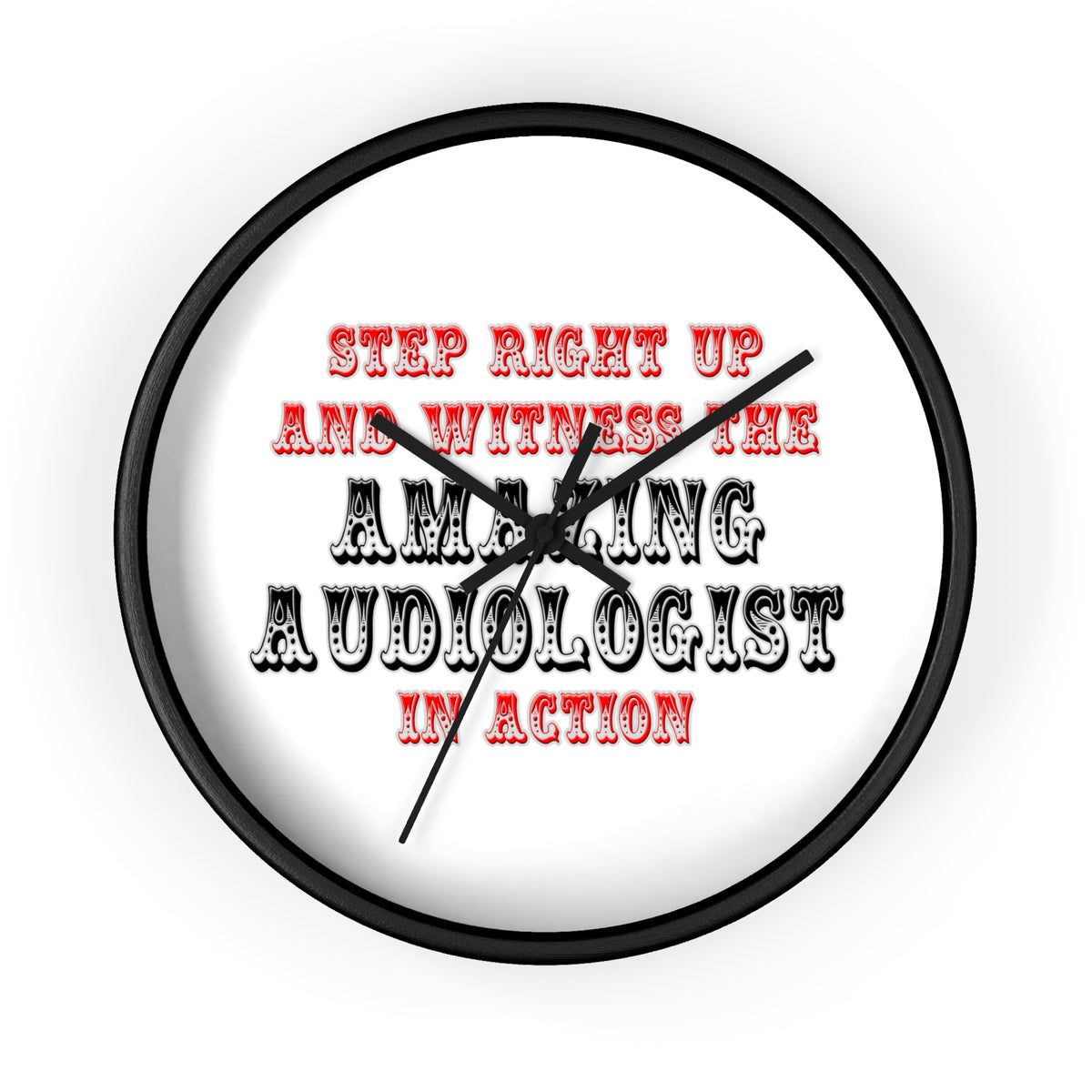 Amazing Audiologist In Action - Wall Clock