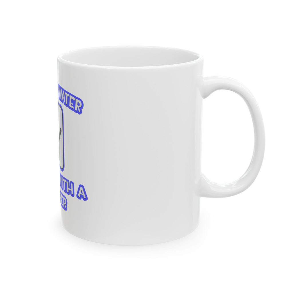 Conserve Water .. Shower With a Teacher - Ceramic Mug, (11oz, 15oz)