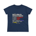 How To Make an Electrical Engineer - Women's Midweight Cotton Tee