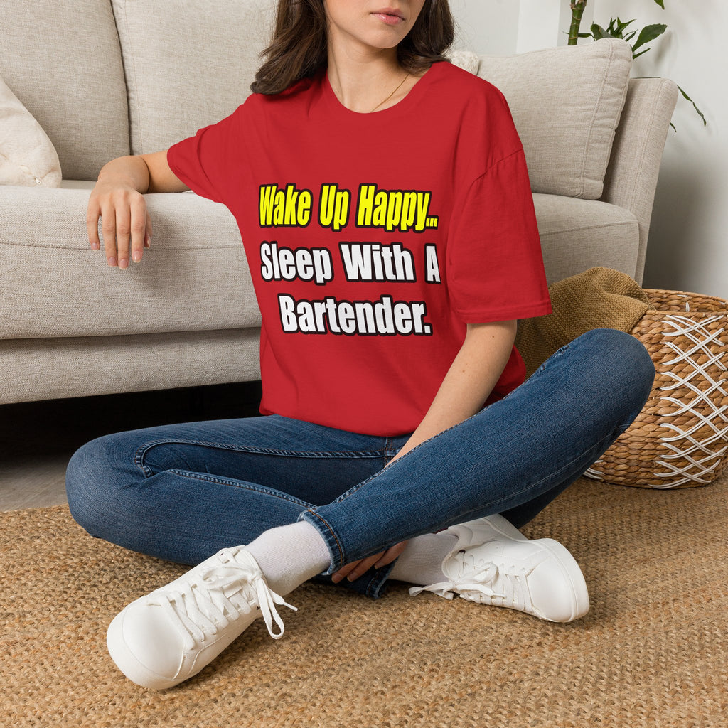 Sleep With a Bartender - Unisex Softstyle T-Shirt
