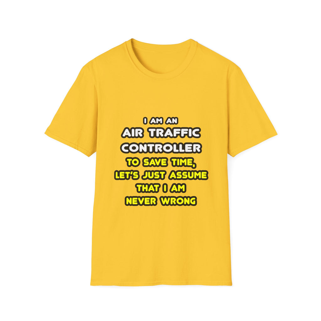 Funny Air Traffic Controller T Shirts - Unisex Softstyle T-Shirt