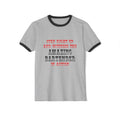 Witness The Amazing Bartender In Action - Unisex Cotton Ringer T-Shirt