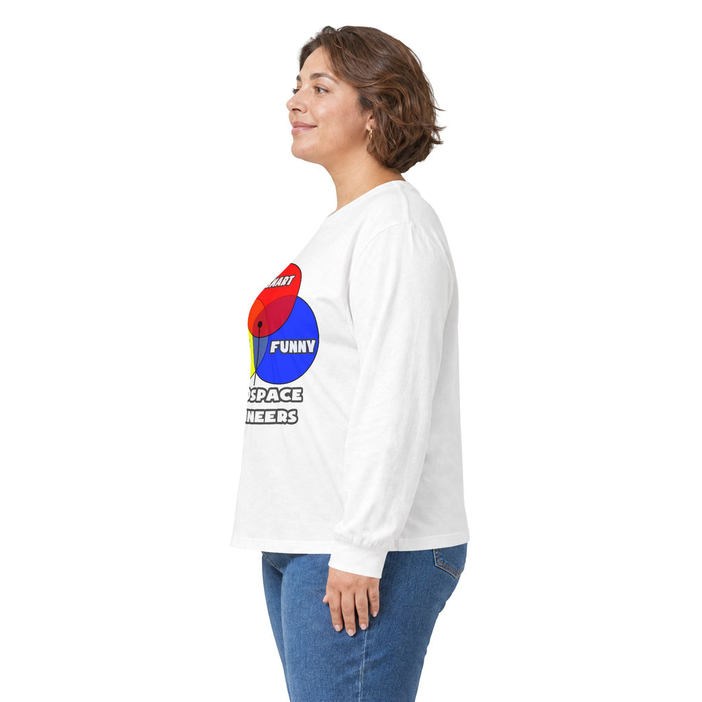 Venn Diagram .. Aerospace Engineers - Unisex Ultra Cotton Long Sleeve Tee