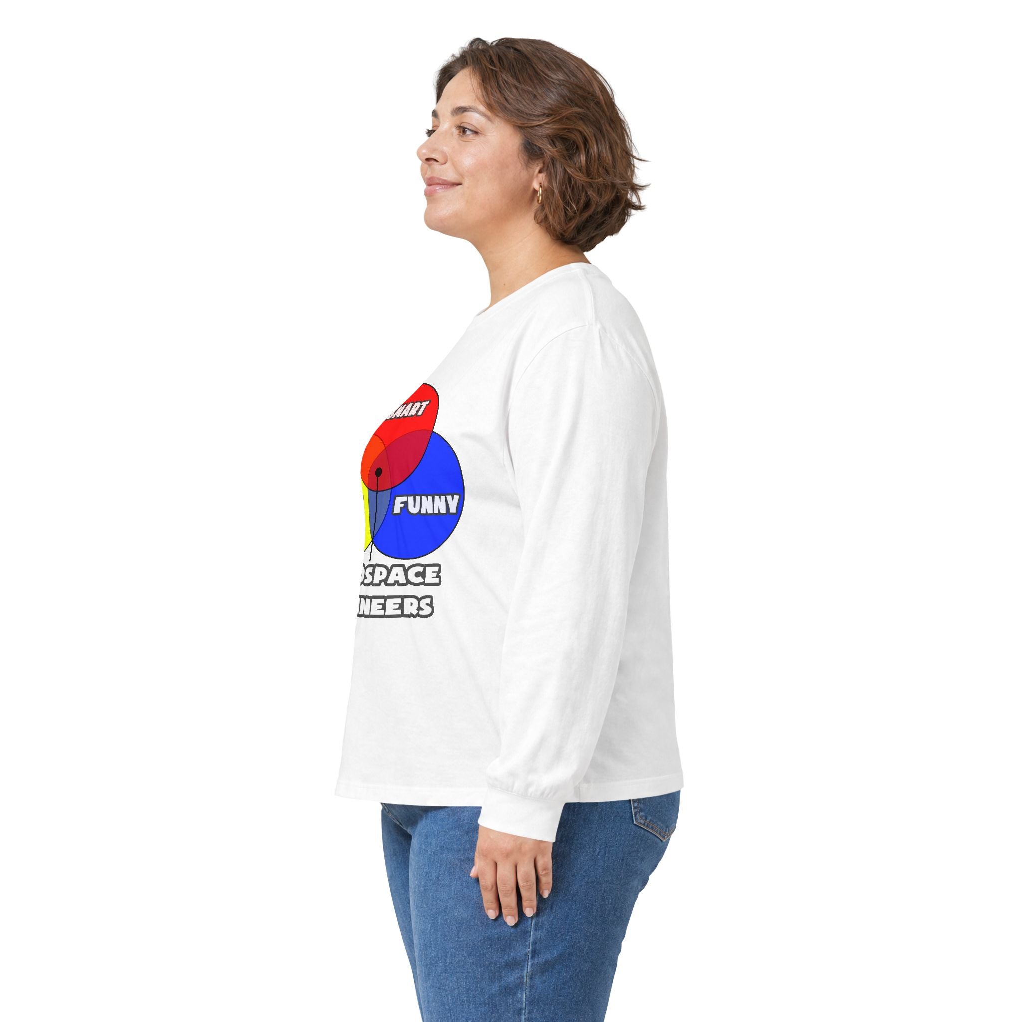 Venn Diagram .. Aerospace Engineers - Unisex Ultra Cotton Long Sleeve Tee