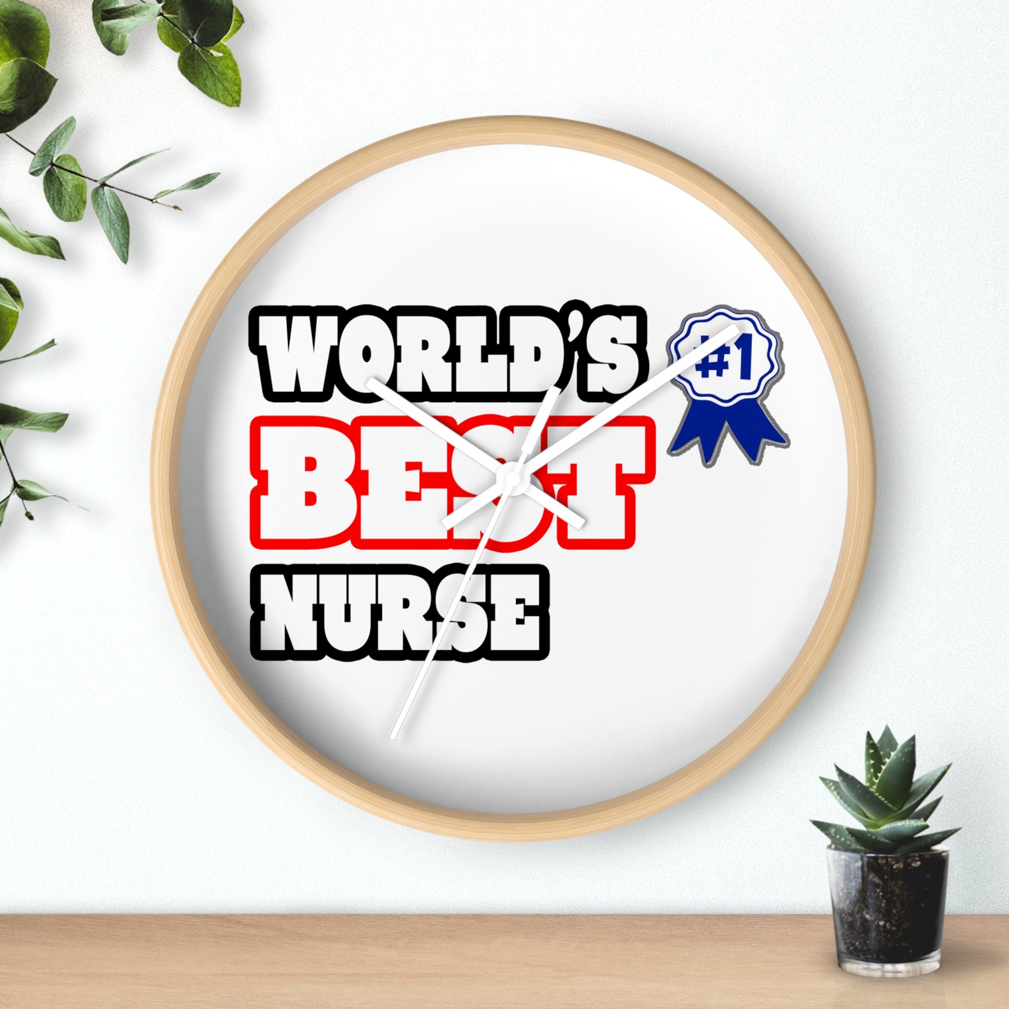 World's Best Nurse - Wall Clock