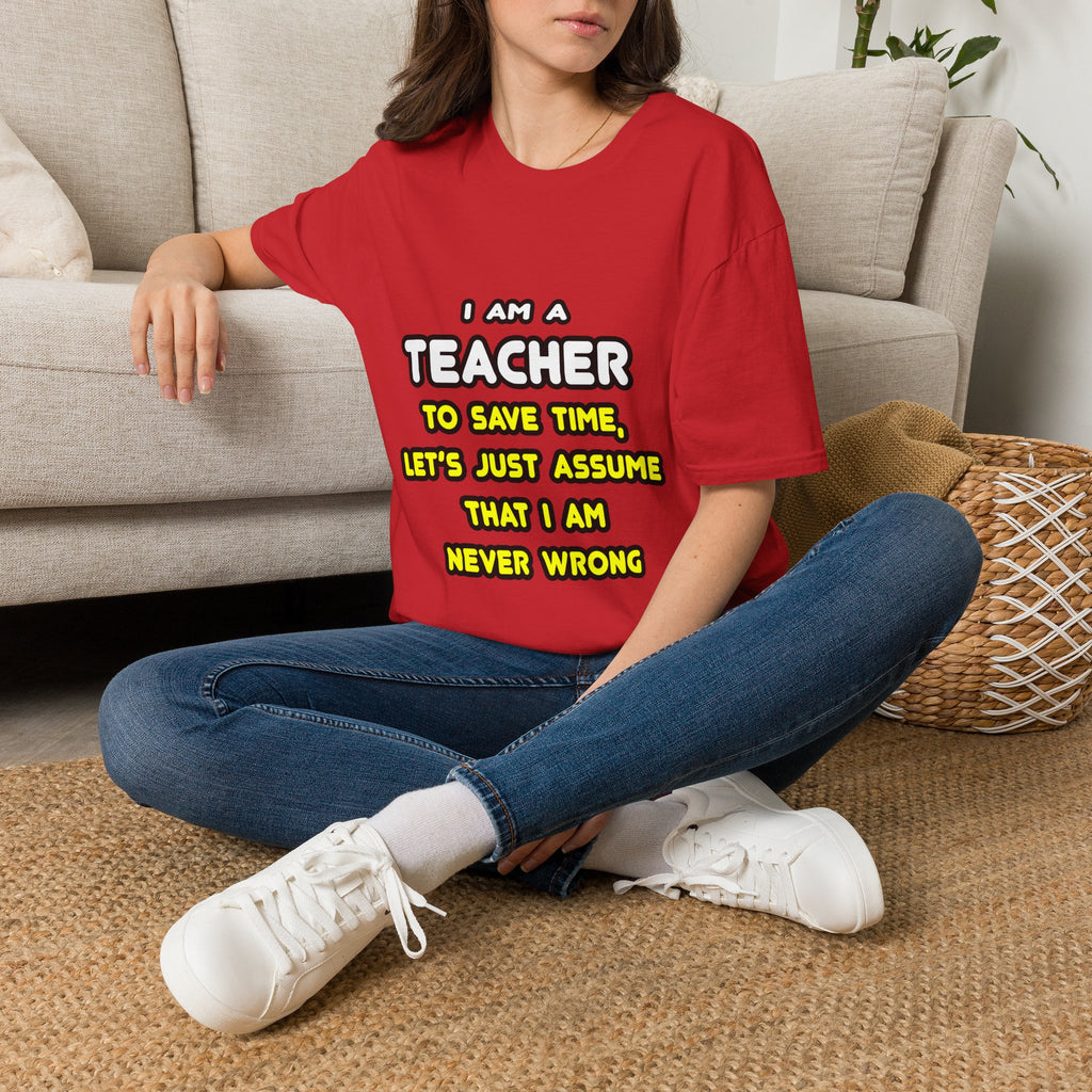 Funny Teacher T Shirts and Gifts - Unisex Softstyle T-Shirt